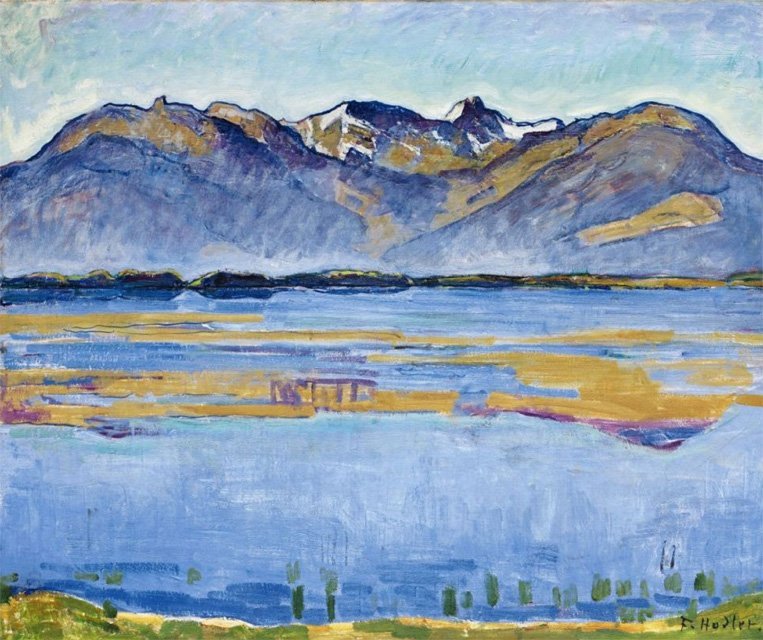 Montana -sjön av Ferdinand Hodler