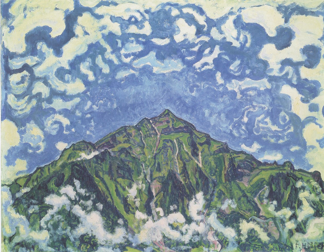 Der Niesen av Ferdinand Hodler