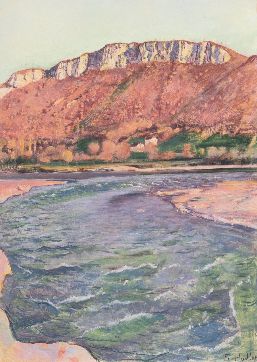 Salève på hösten av Ferdinand Hodler