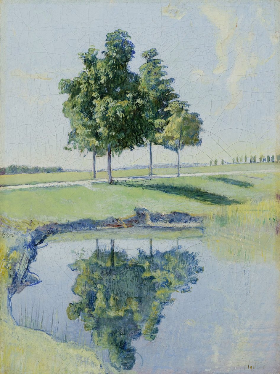 Kastanienbäume av Ferdinand Hodler