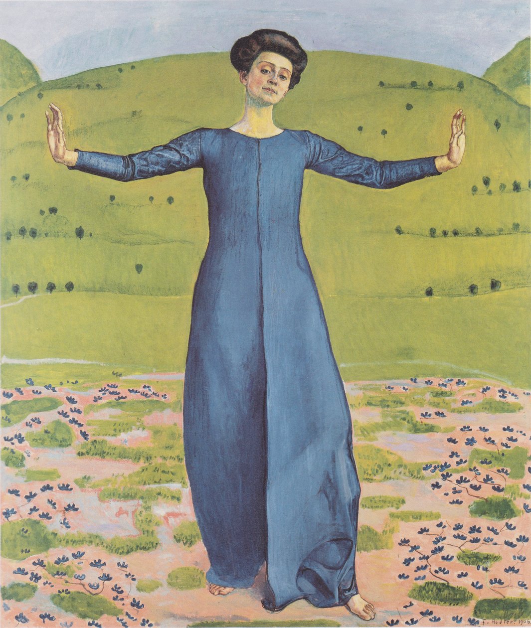 Sång på långt håll av Ferdinand Hodler