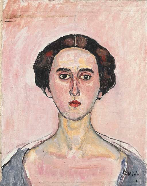 Portrait of Valentine Gode-Darel av Ferdinand Hodler
