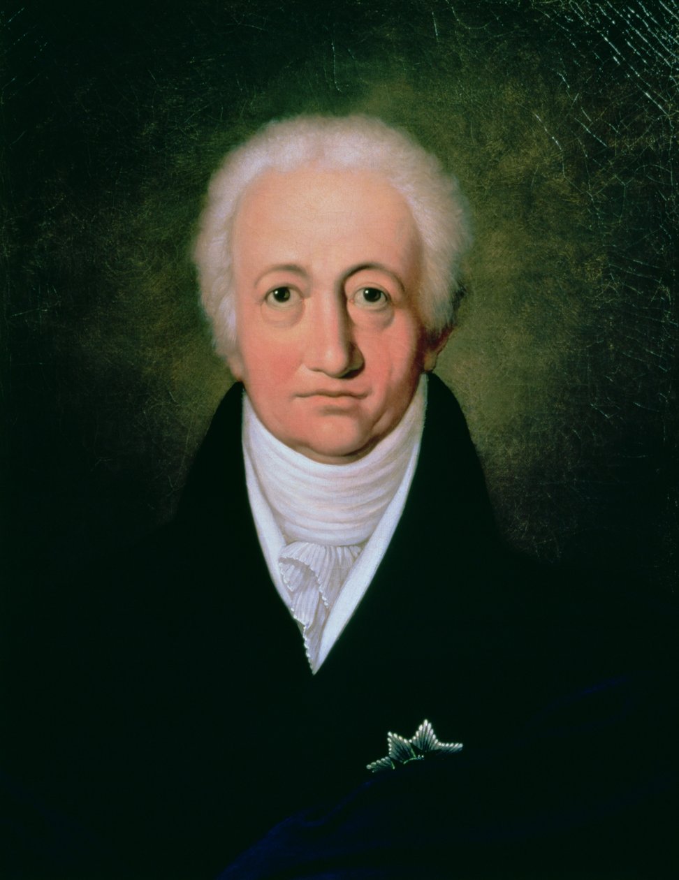 Porträtt av Johann Wolfgang von Goethe (1749-1832), 1818 av Ferdinand Jagemann