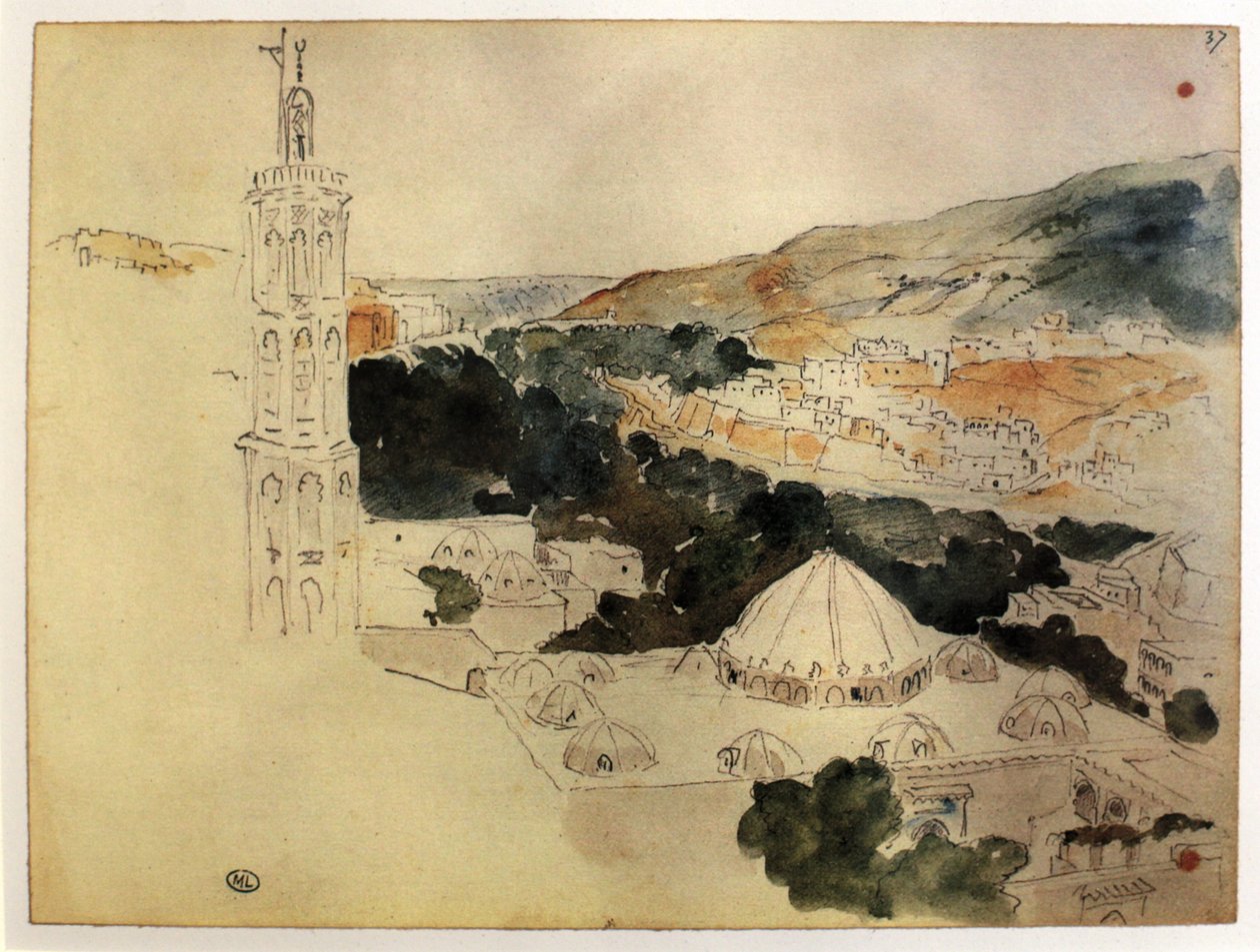 Morocco av Ferdinand Victor Eugene Delacroix