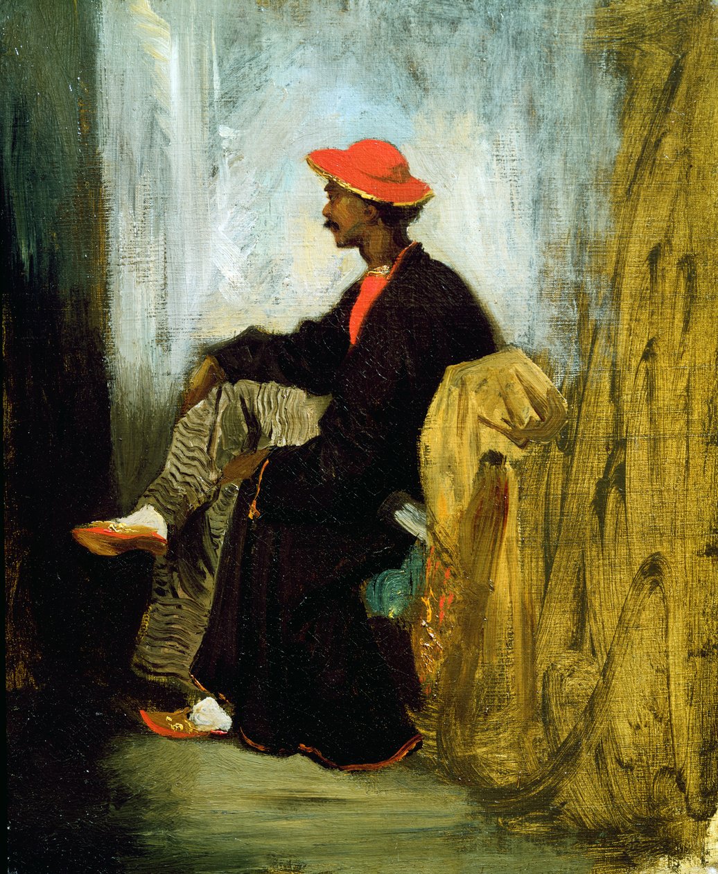 Studie av en indier från Calcutta, 1823 av Ferdinand Victor Eugene Delacroix
