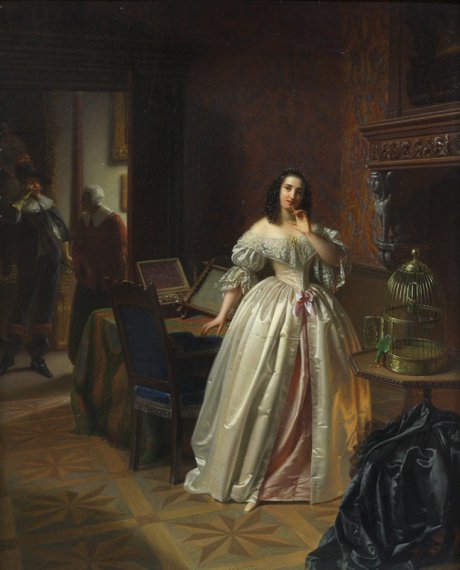 The guest av Ferdinand Victor Eugene Delacroix
