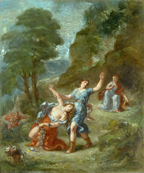 a primavera av Ferdinand Victor Eugene Delacroix