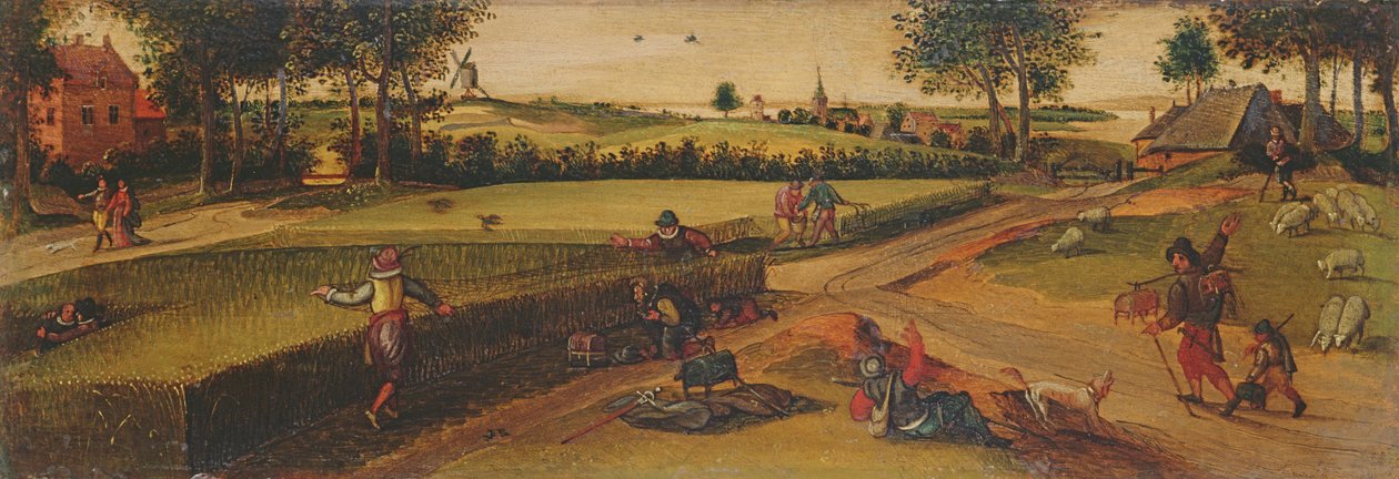 Skörden, 1600-talet av Ferdinand Bol