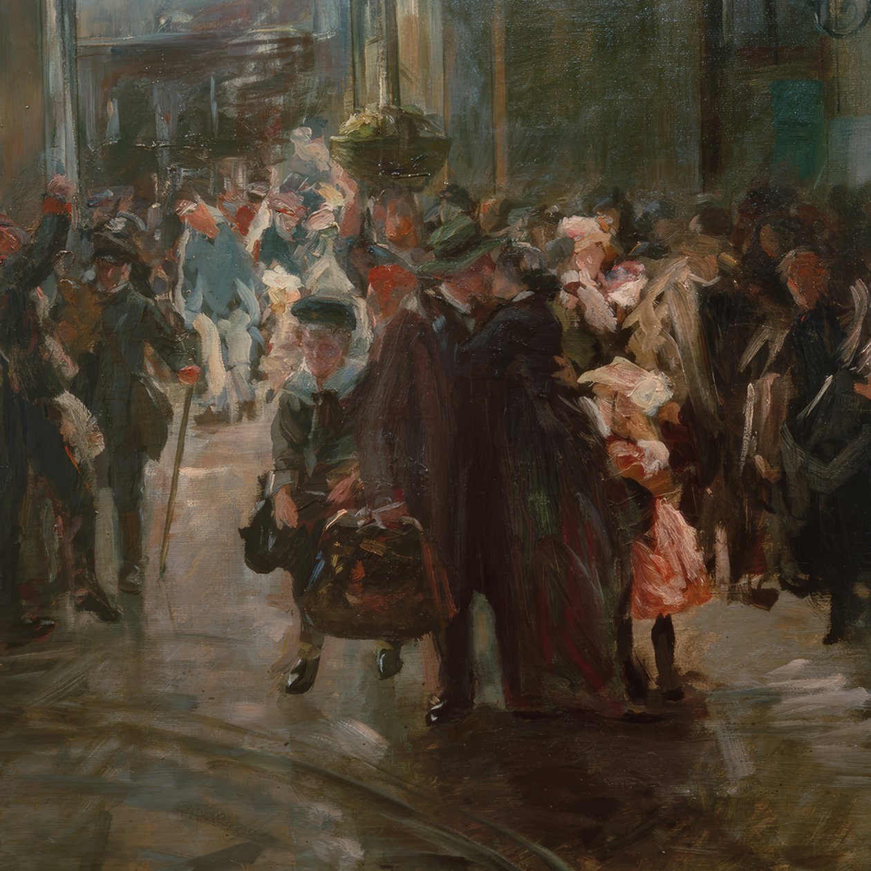 På tågstationen av Ferdinand Brutt