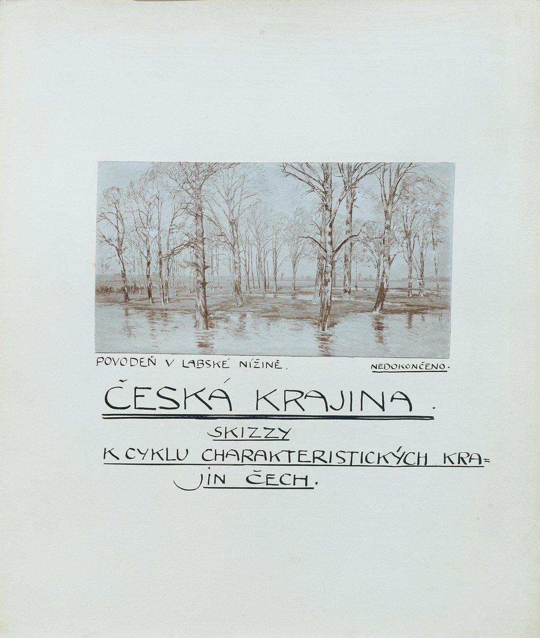16 vyer av tjeckiska landskap "Ceska Krajiná" av Ferdinand Engelmuller