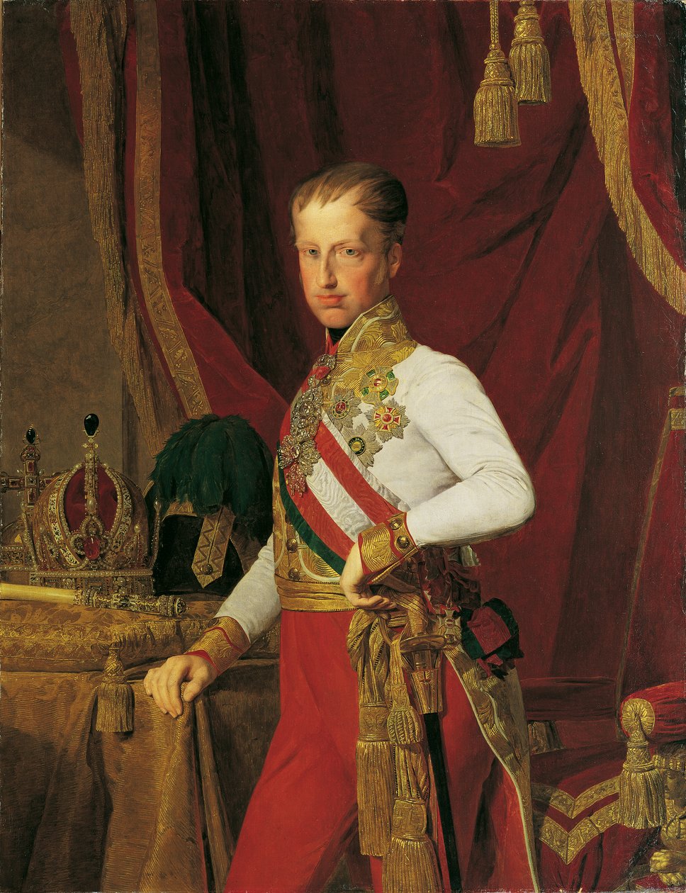 Kejsar Ferdinand I av Österrike av Ferdinand Georg Waldmuller