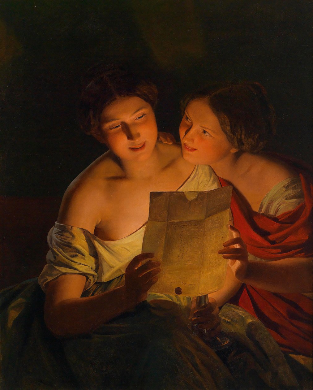 Kärleksbrev av Ferdinand Georg Waldmuller