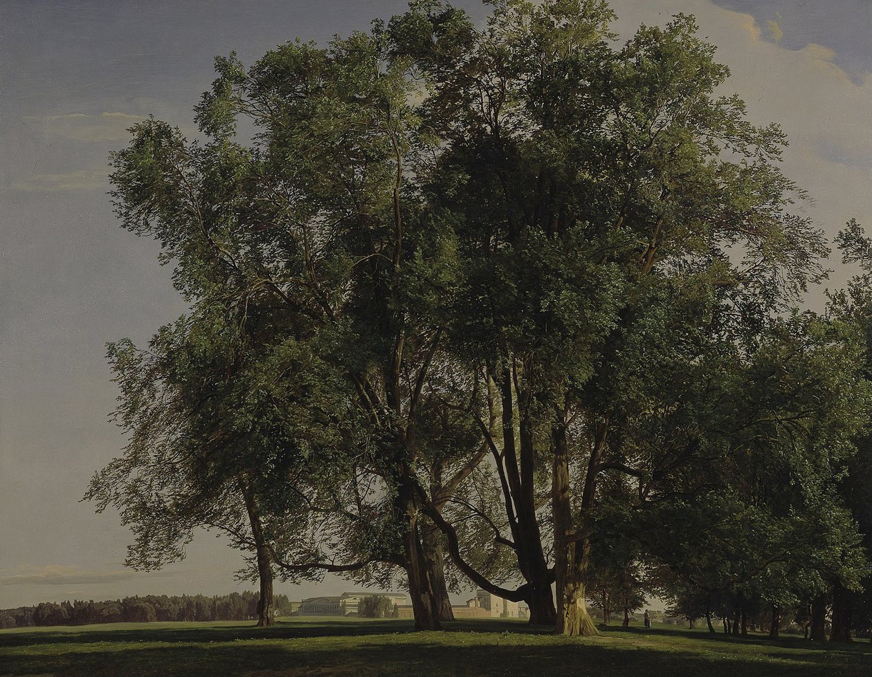 Praterlandskap, 1830 av Ferdinand Georg Waldmuller