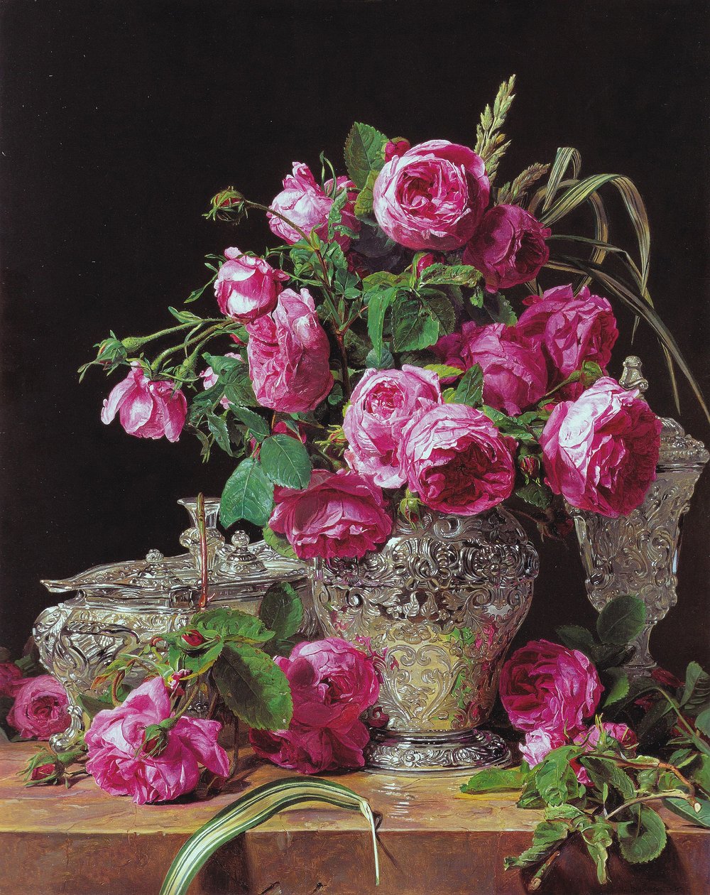 Rosen av Ferdinand Georg Waldmuller