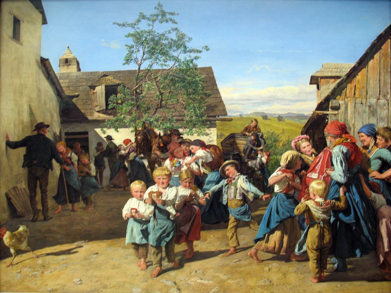 Återvända från Kirchweih av Ferdinand Georg Waldmuller