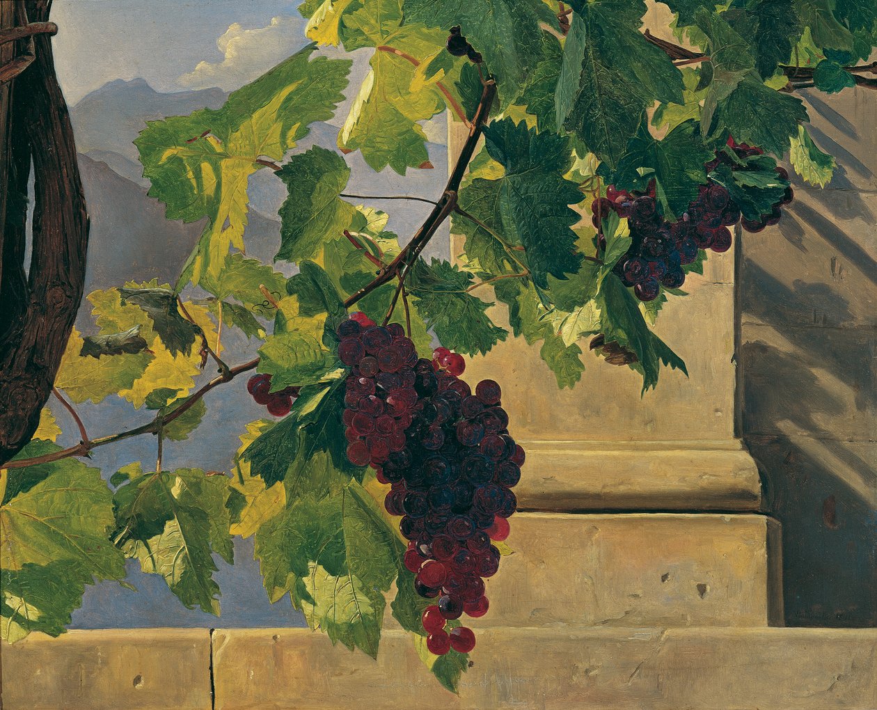 Druvklase av Ferdinand Georg Waldmuller