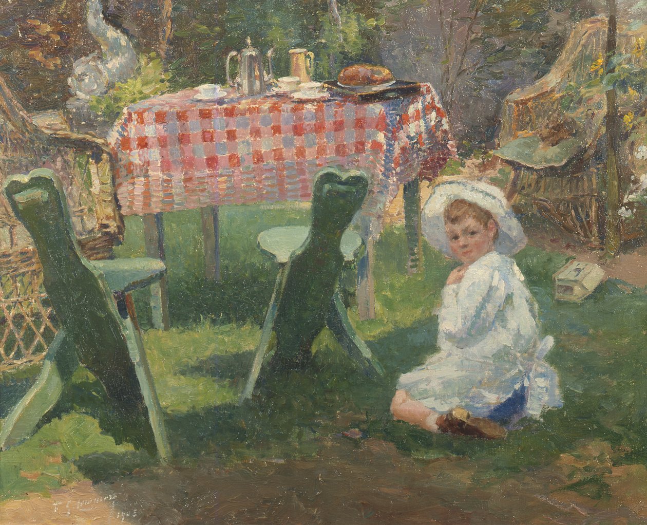 I trädgården av Ferdinand George Lemmers