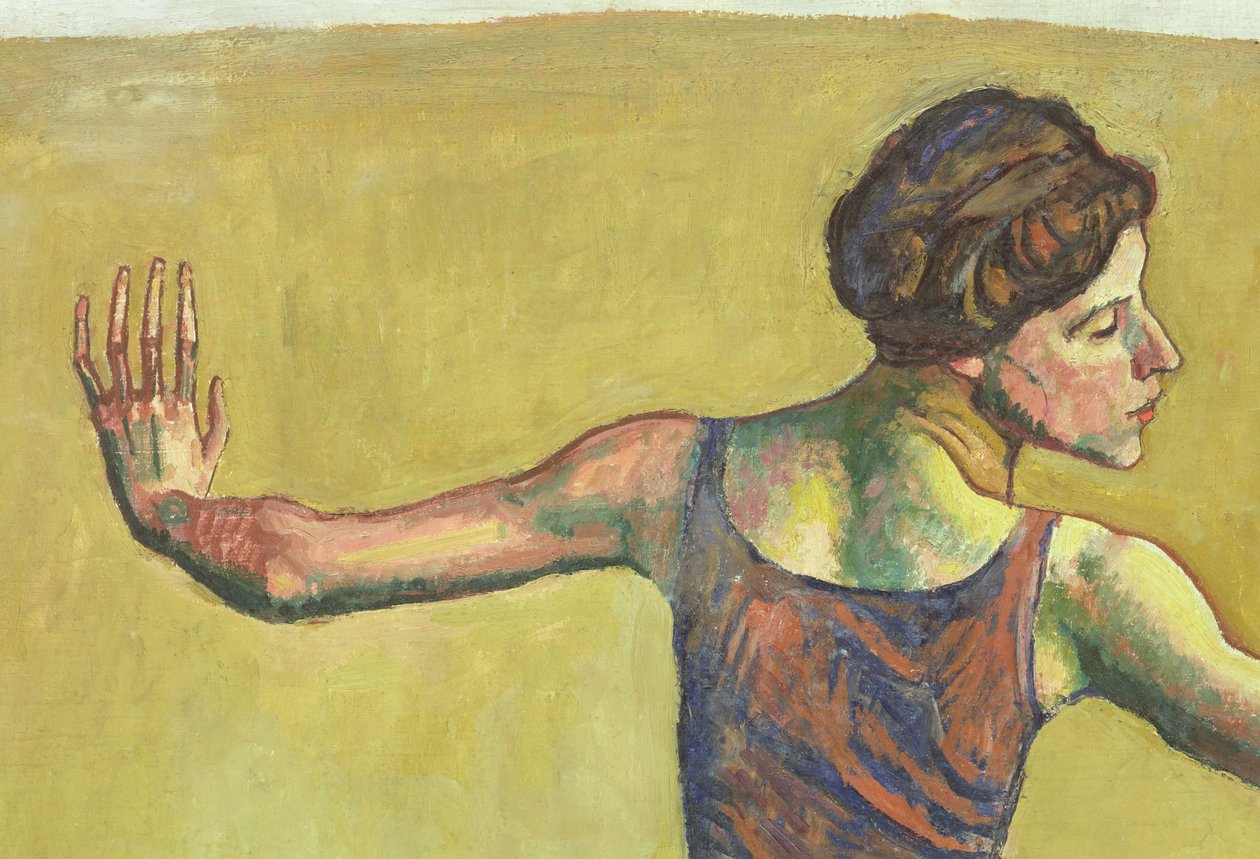 Femme Joyeuse (detalj) (se även 155107) av Ferdinand Hodler