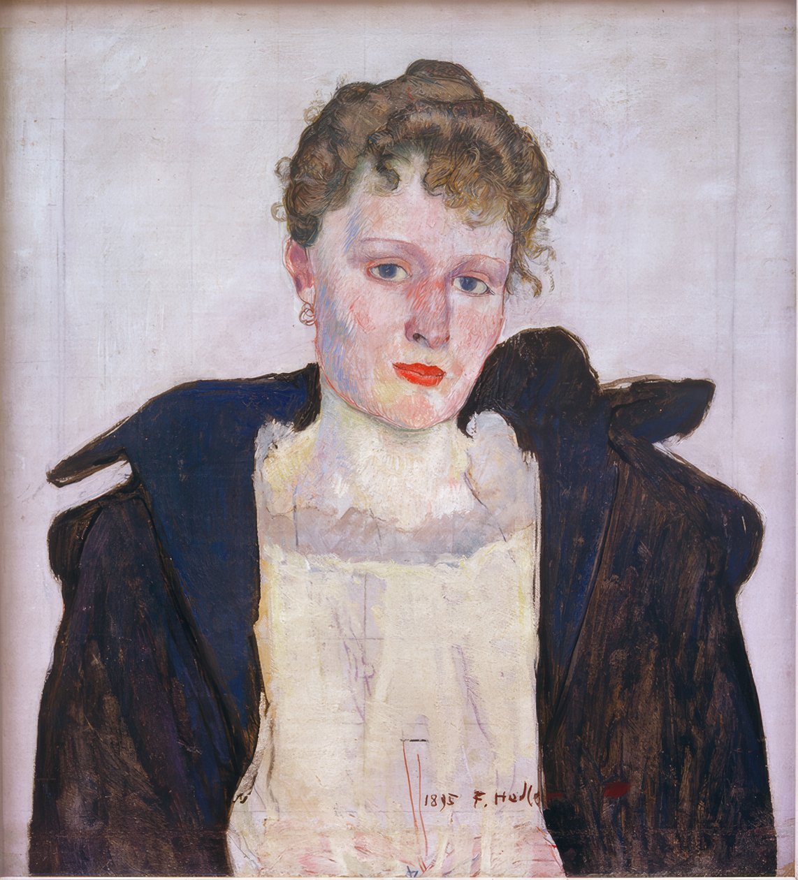 Porträtt av en kvinna av Ferdinand Hodler