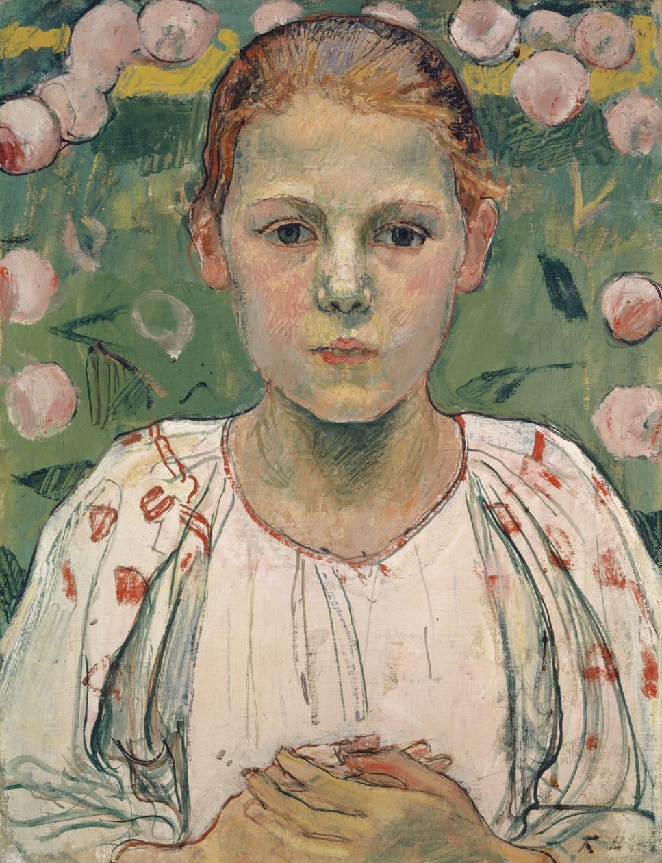 Porträtt av Kathe von Bach av Ferdinand Hodler