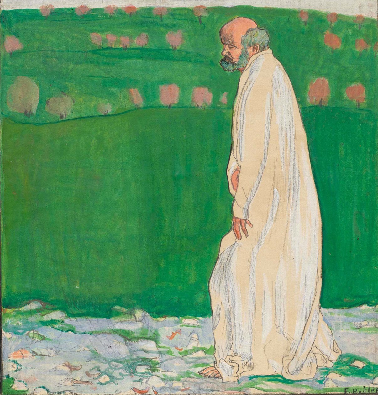 Studera för Eurythmie. av Ferdinand Hodler