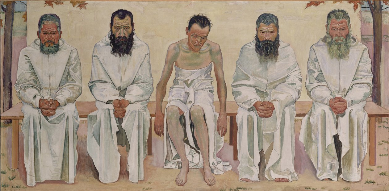 Trött på livet, efter 1892 av Ferdinand Hodler