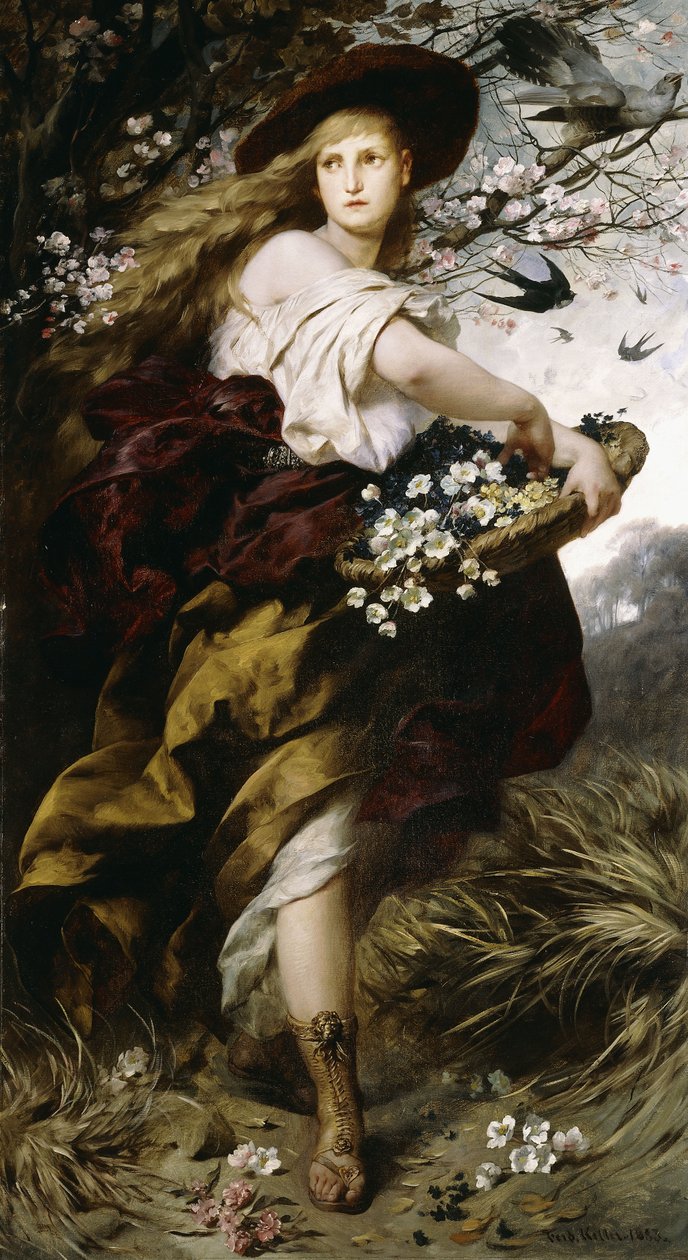 Flora, 1883 av Ferdinand Keller