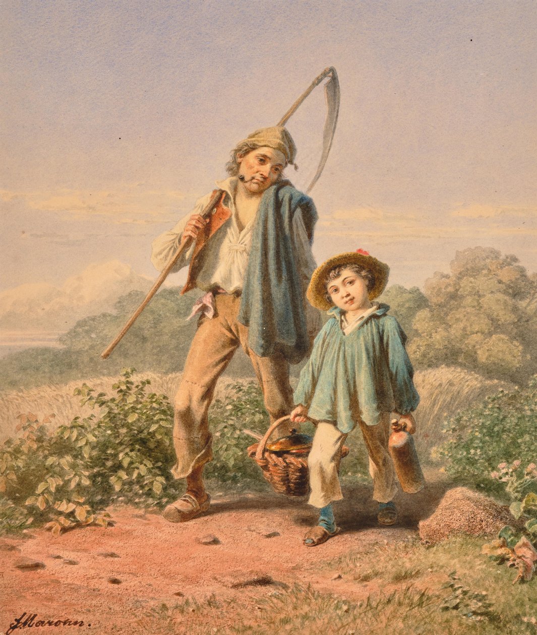 Ferdinand Mahron Weg zum Feld 1 av Ferdinand Marohn