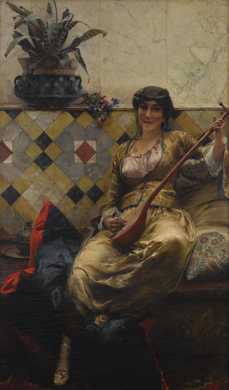 Serenad i Harem av Ferdinand Max Bredt