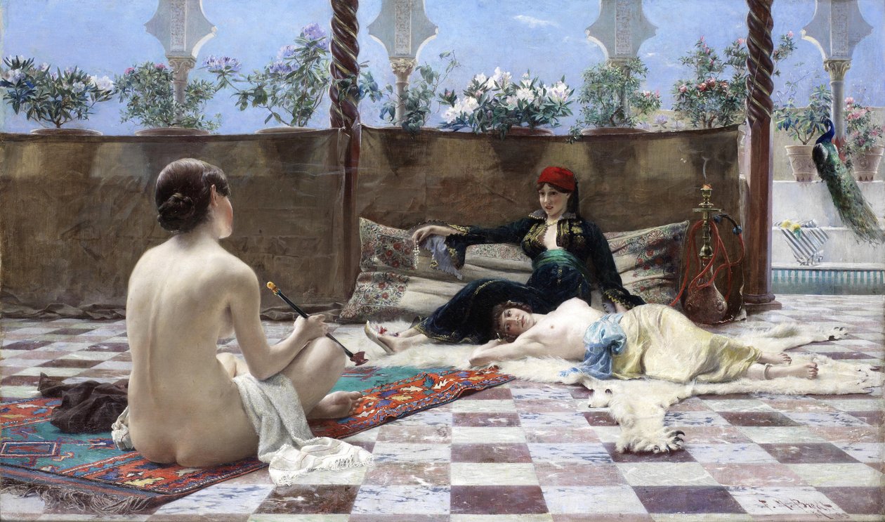 Turkiska kvinnor, 1893 av Ferdinand Max Bredt