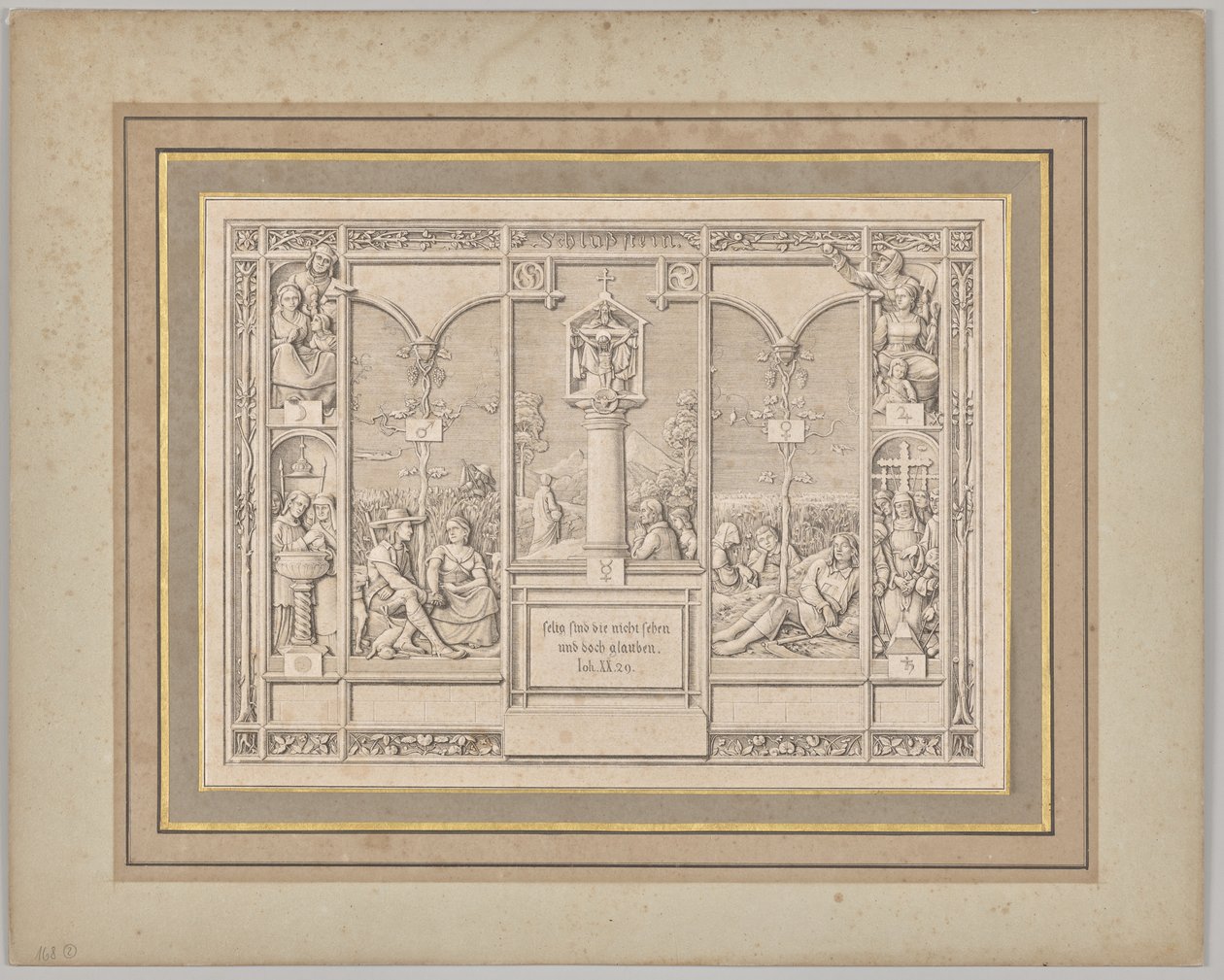 Grundstenen. Johannes XX, 29 av Ferdinand Olivier