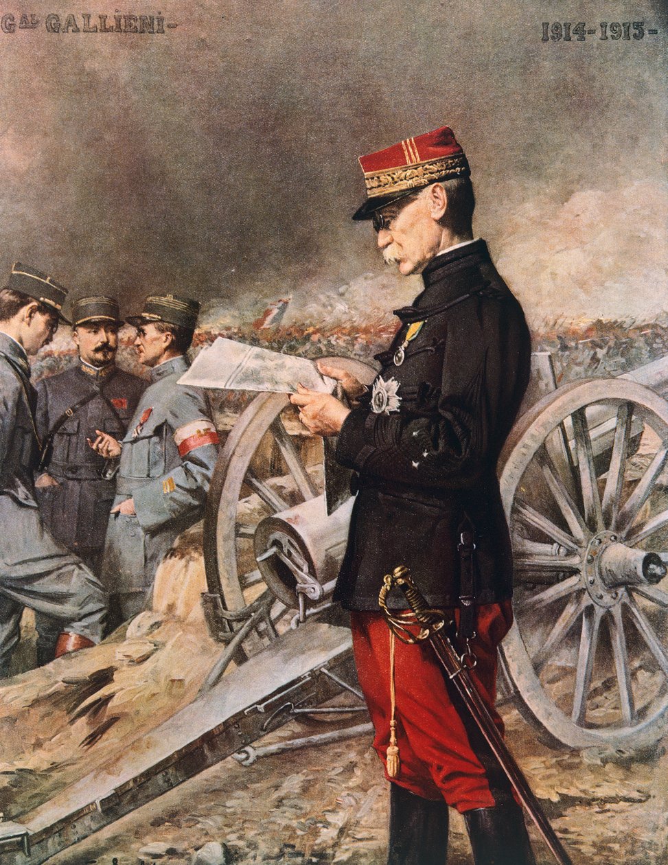 Franske generalen Joseph-Simon Gallieni av Ferdinand Roybet