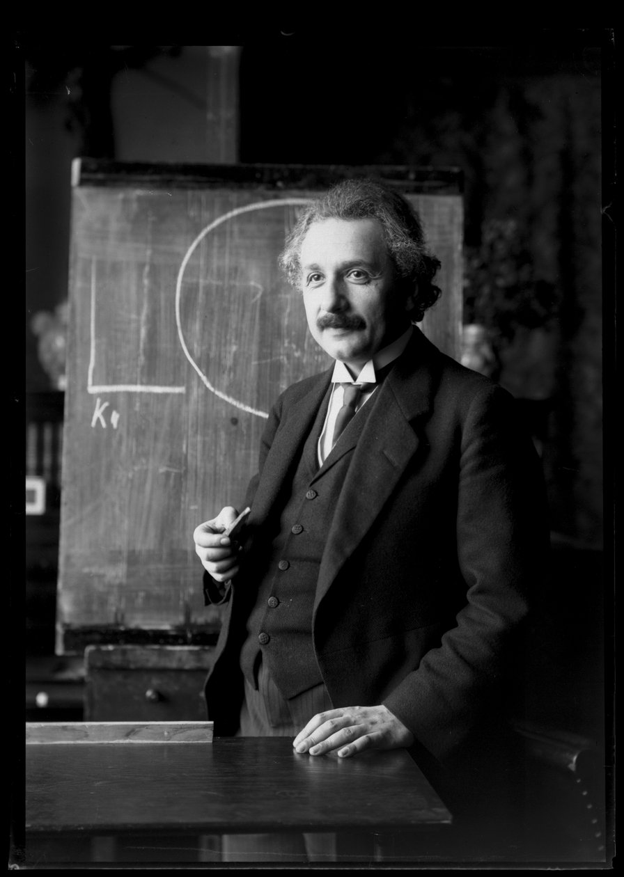 Bild på Albert Einstein (1879-1955) av Ferdinand Schmutzer