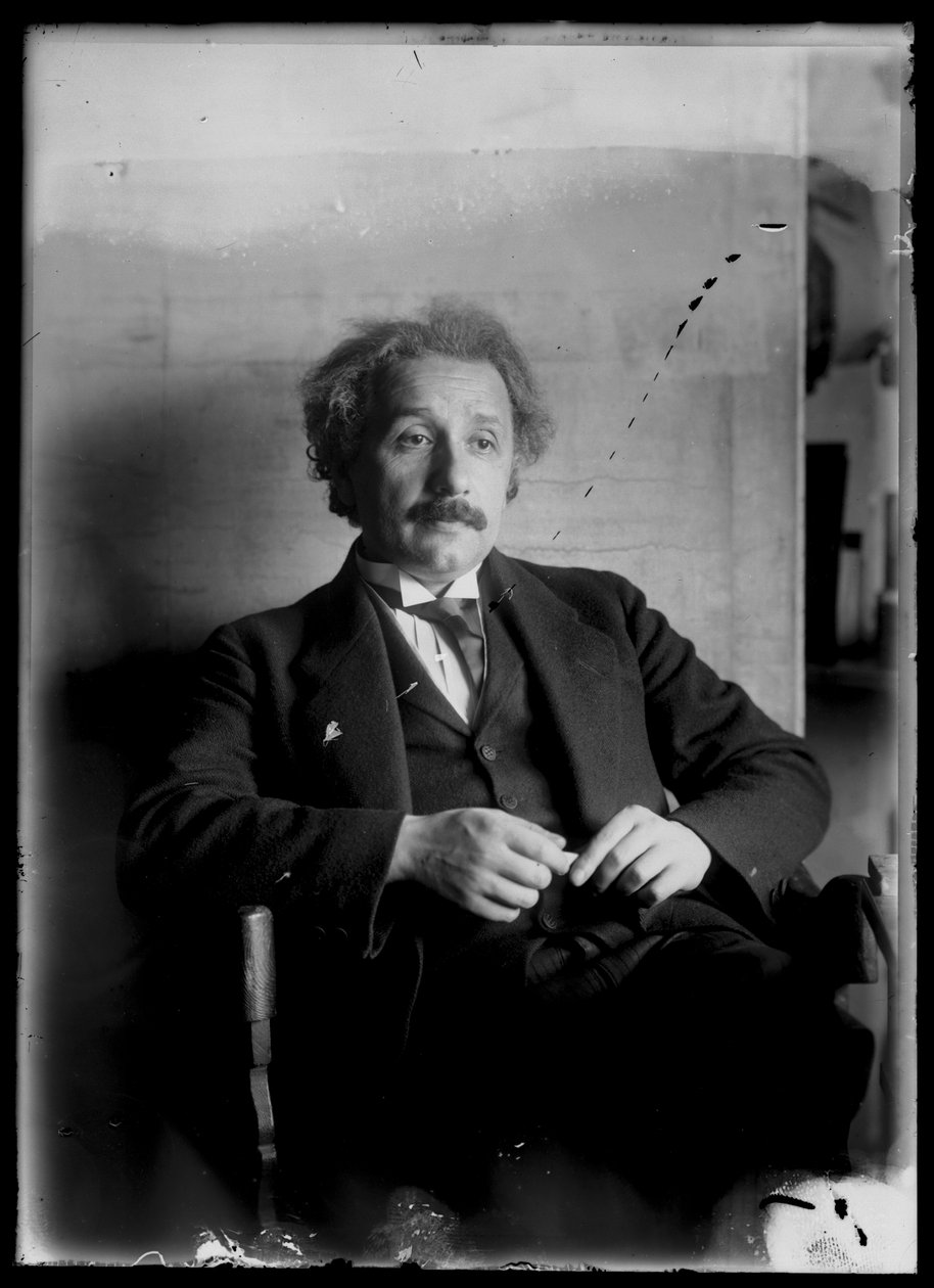 Bild på Albert Einstein (1879-1955) av Ferdinand Schmutzer