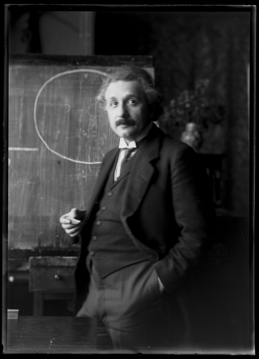 Bild på Albert Einstein (1879-1955) av Ferdinand Schmutzer