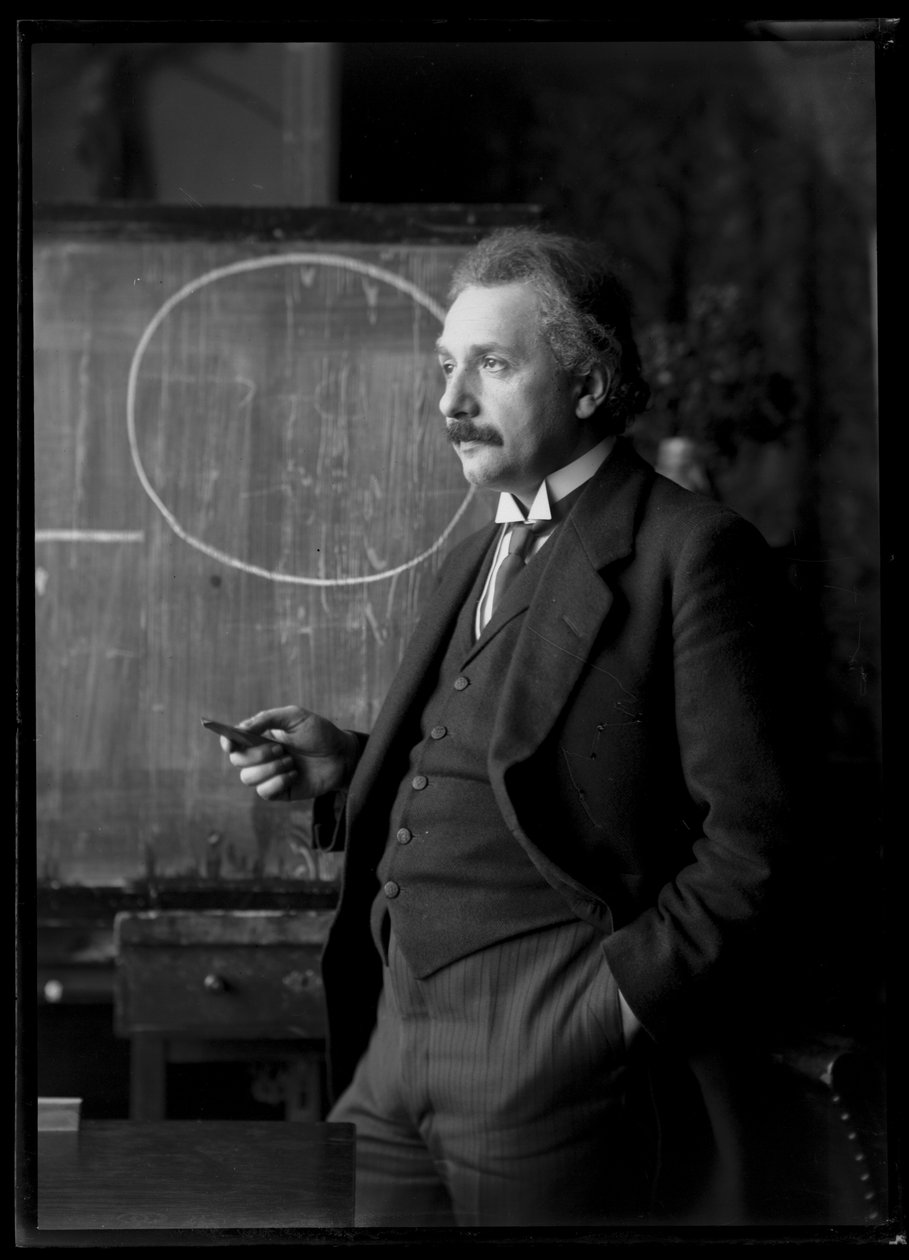 Bild på Albert Einstein (1879-1955) av Ferdinand Schmutzer