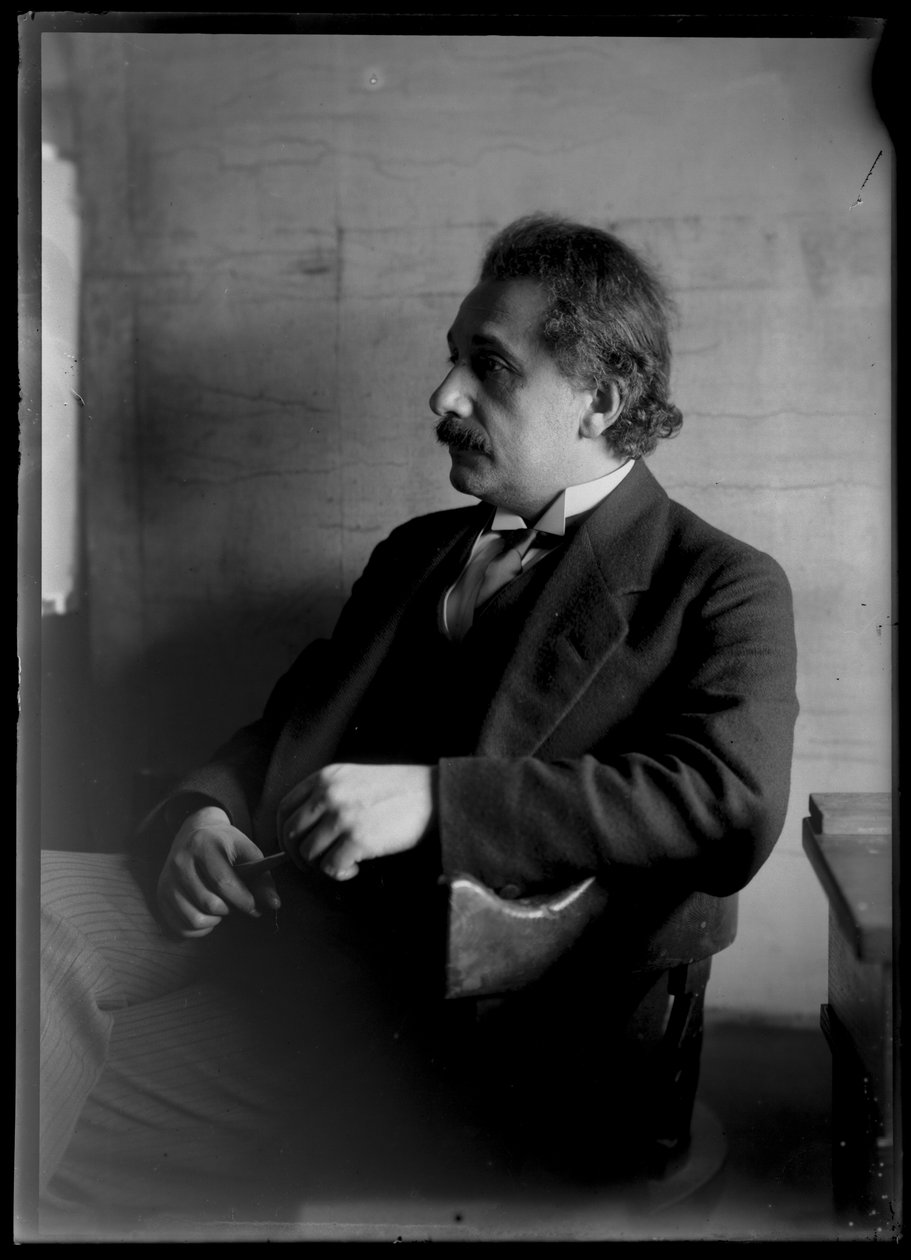 Bild på Albert Einstein (1879-1955) av Ferdinand Schmutzer