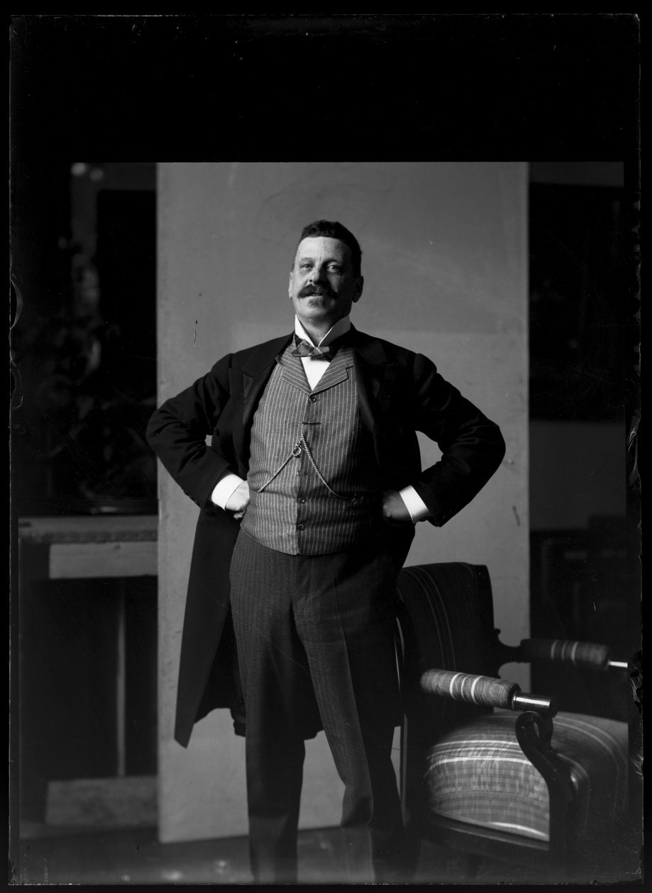 Bild på Charles Wittgenstein (1847-1913) av Ferdinand Schmutzer