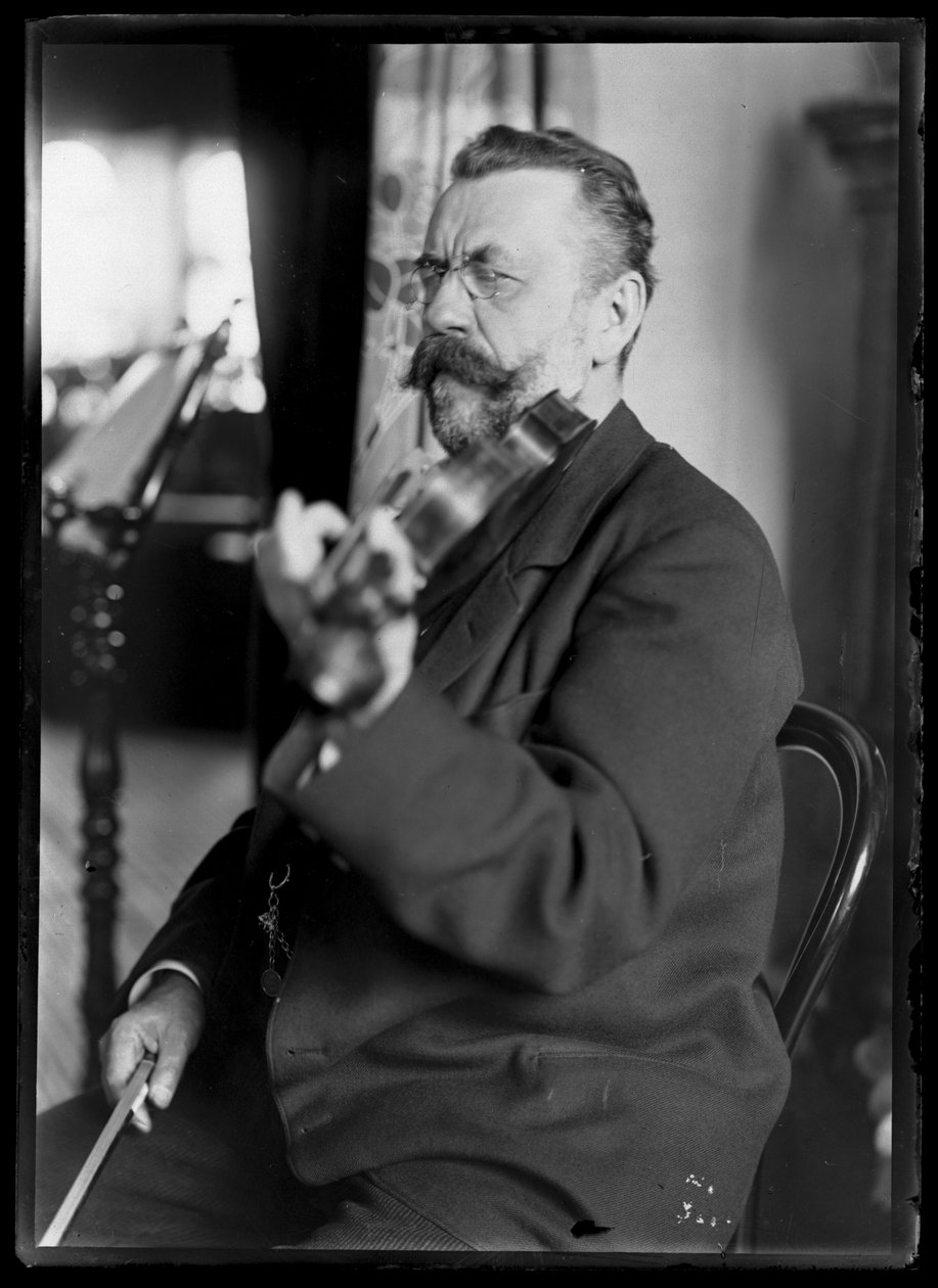 Bild av Immanuel Wirth (1842-1923) av Ferdinand Schmutzer