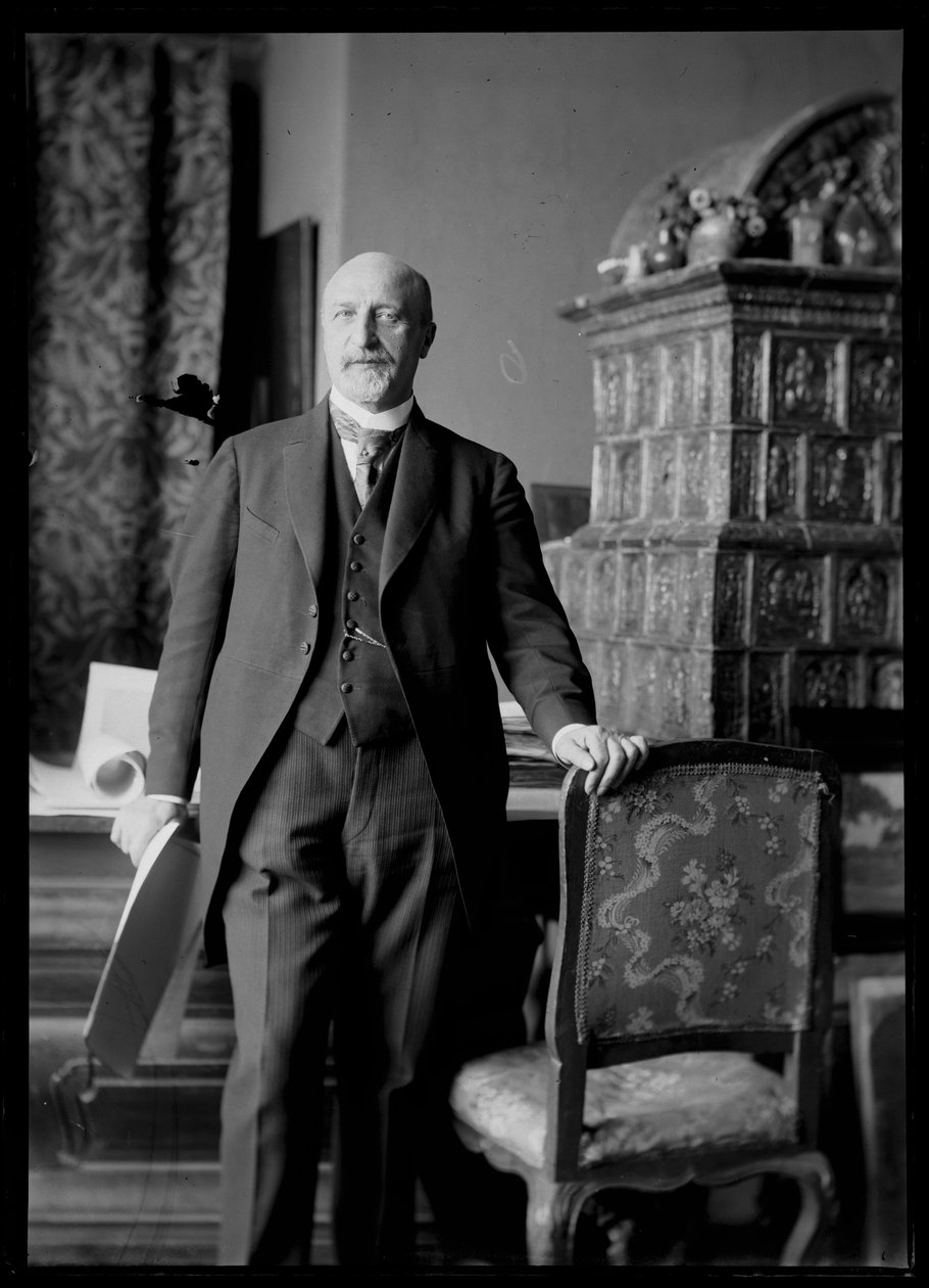 Bild av Karl Seitz (1869-1950) av Ferdinand Schmutzer