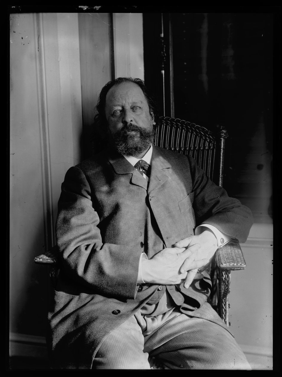 Bild av Paul Heyse (1830-1914) av Ferdinand Schmutzer