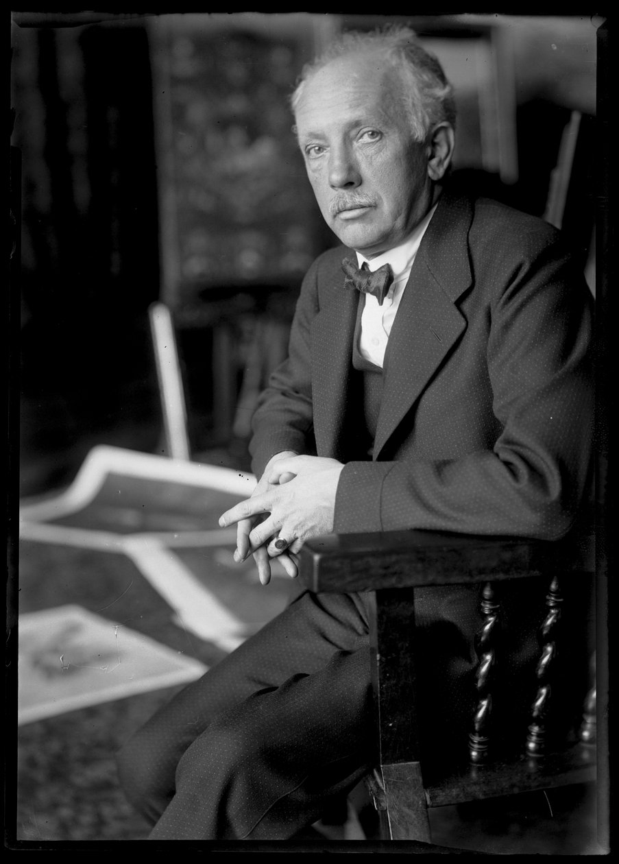 Bild av Richard Strauss (1864-1949) av Ferdinand Schmutzer