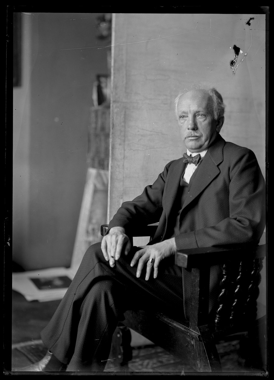 Bild av Richard Strauss (1864-1949) av Ferdinand Schmutzer