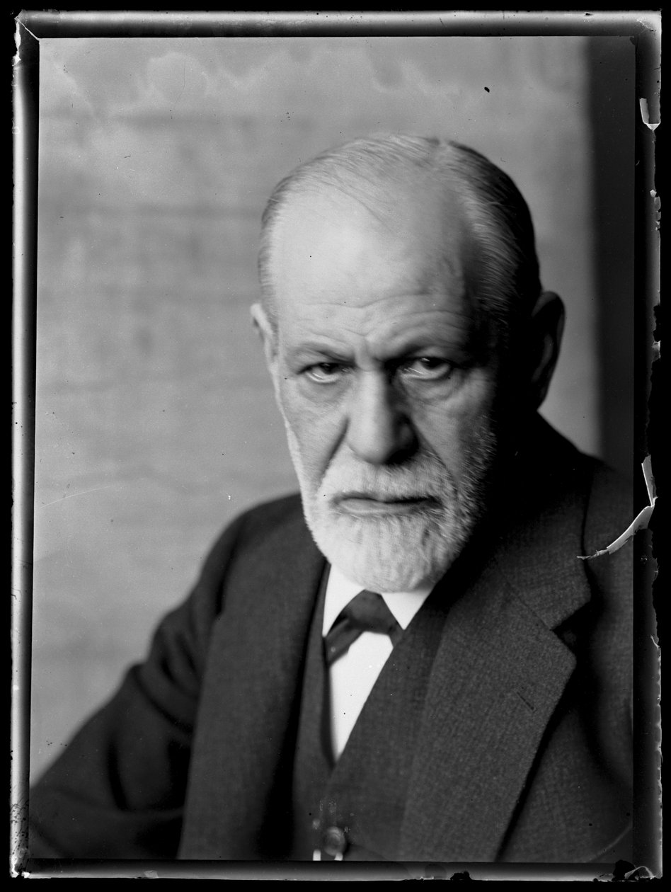 Bild av Sigmund Freud (1856-1939) av Ferdinand Schmutzer