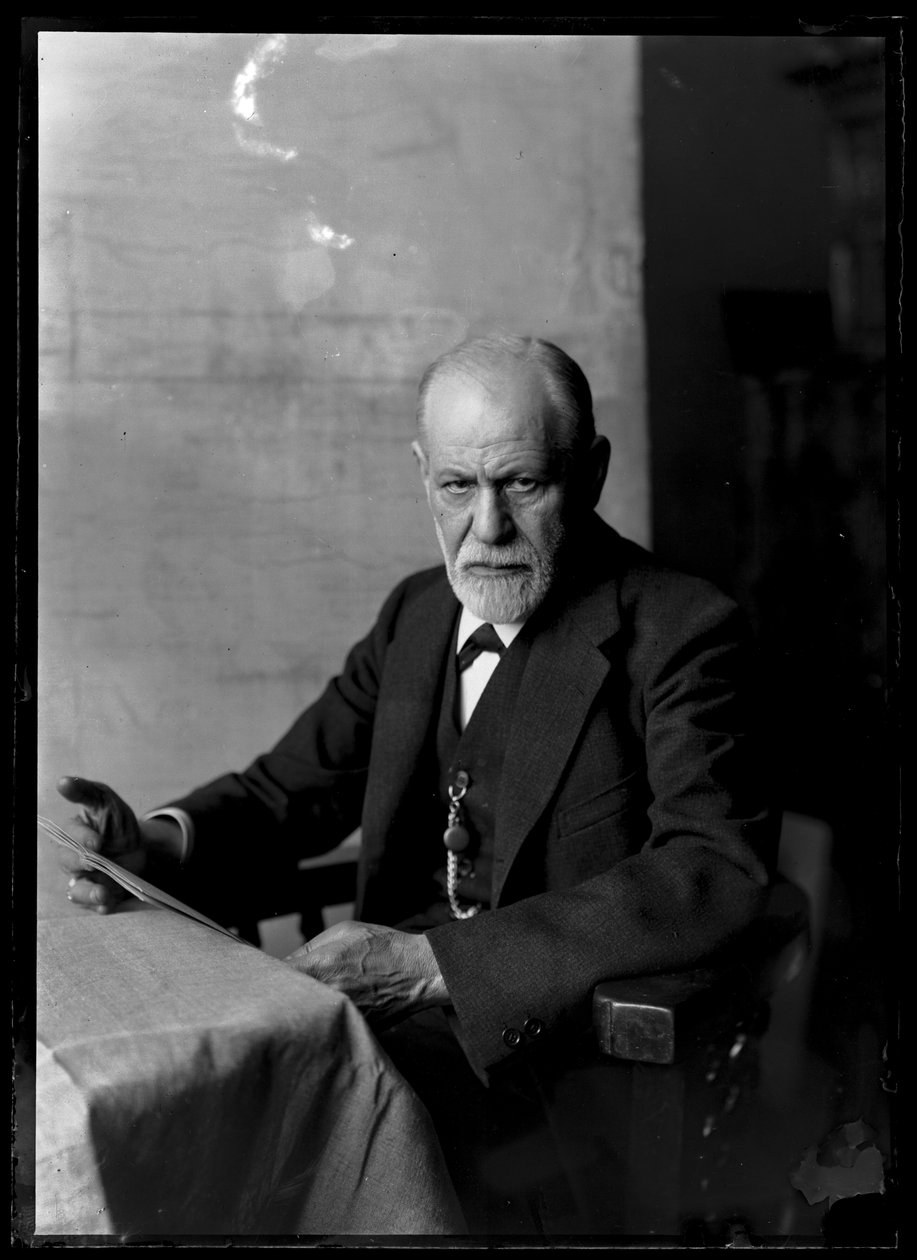 Bild av Sigmund Freud (1856-1939) av Ferdinand Schmutzer