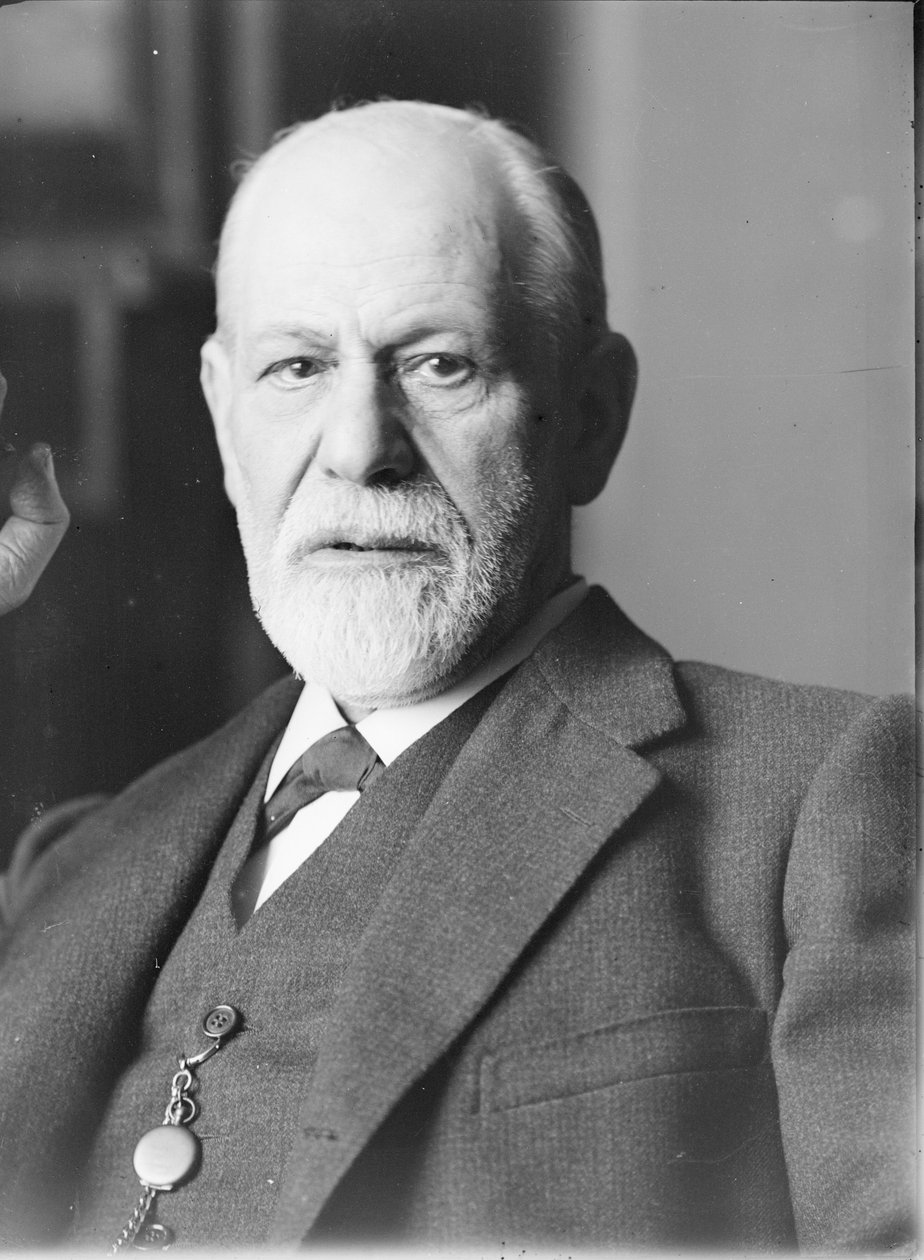 Bild av Sigmund Freud (1856-1939) av Ferdinand Schmutzer