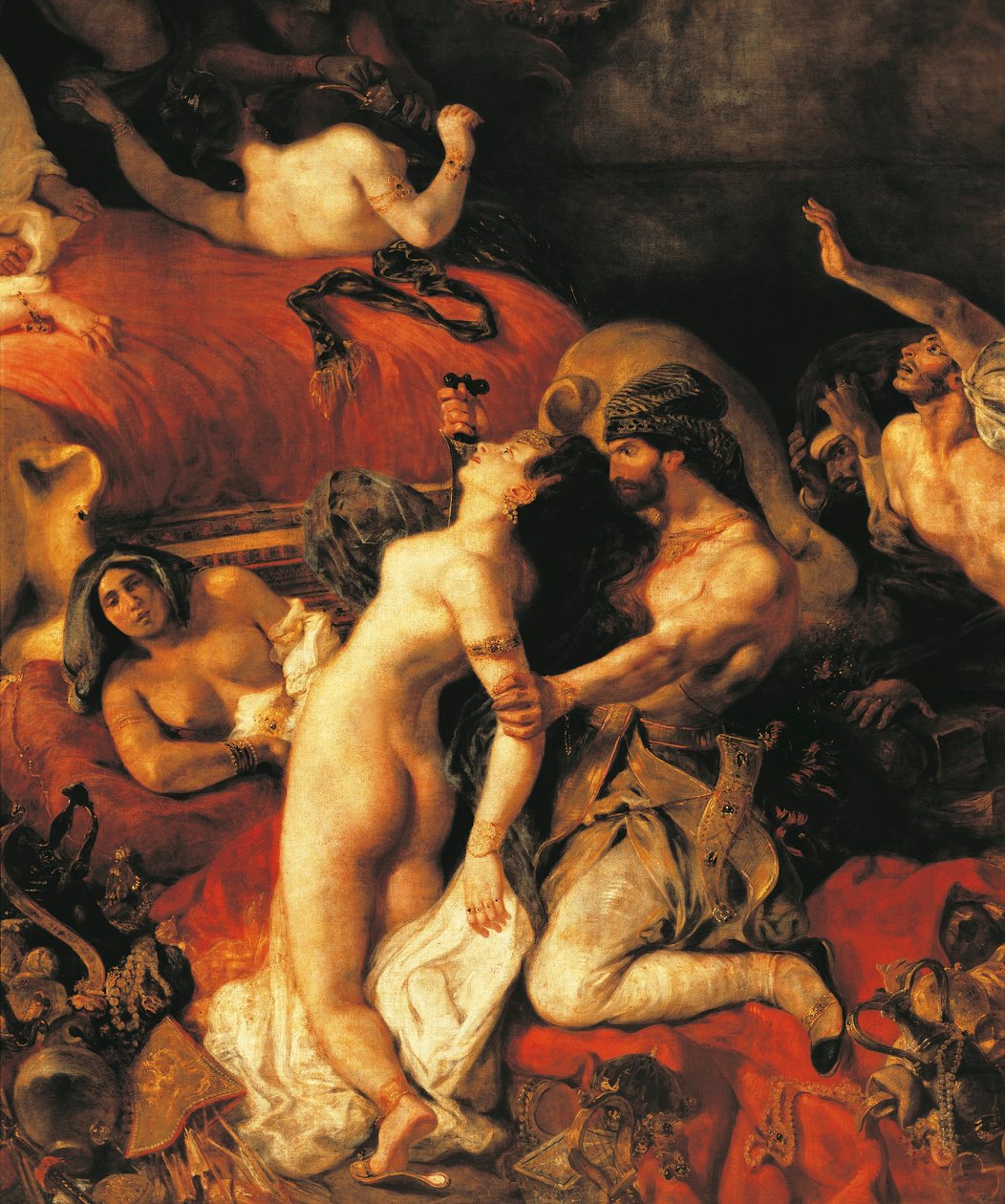 Sardanapalus död av Ferdinand Victor Eugene Delacroix