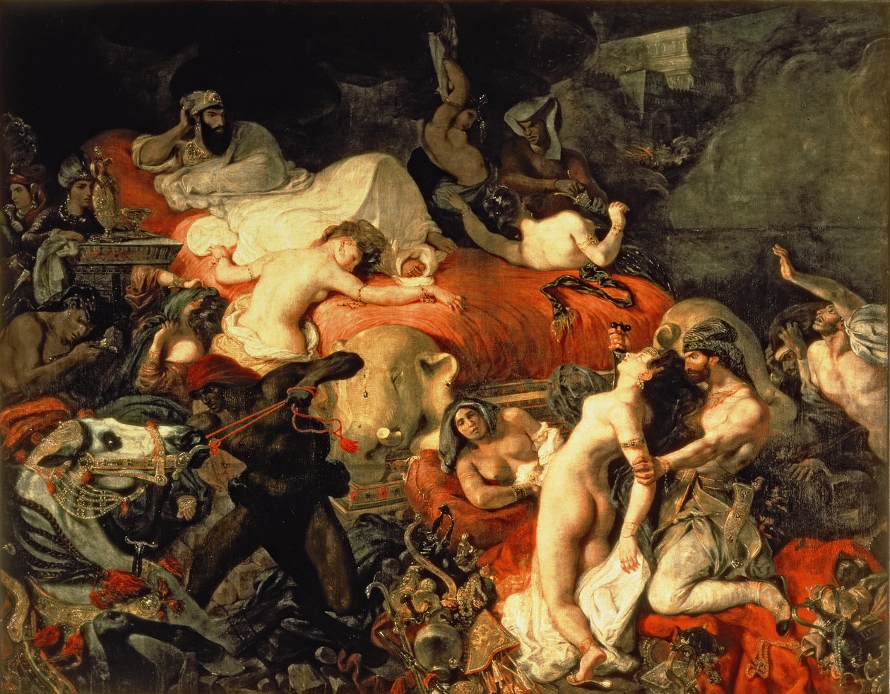 O le Maliu o le Fanau Sadanapalus av Ferdinand Victor Eugene Delacroix