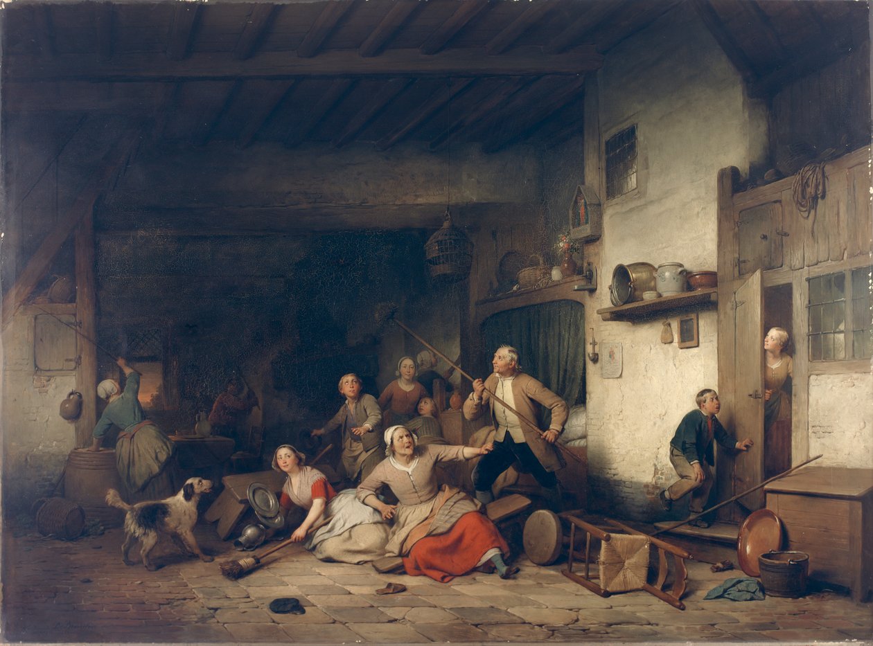 Fladdermusen av Ferdinand de Braekeleer