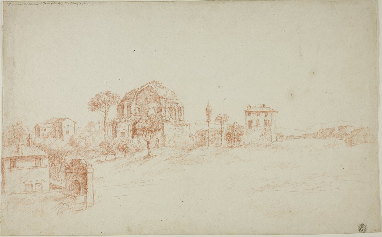 Temple of Minerva Medica av Ferdinando Galli Bibiena